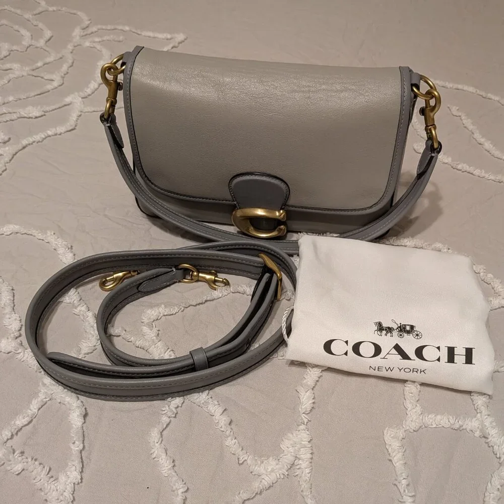 Coach Soft Tabby in Dove Gray - Picture 13 of 16